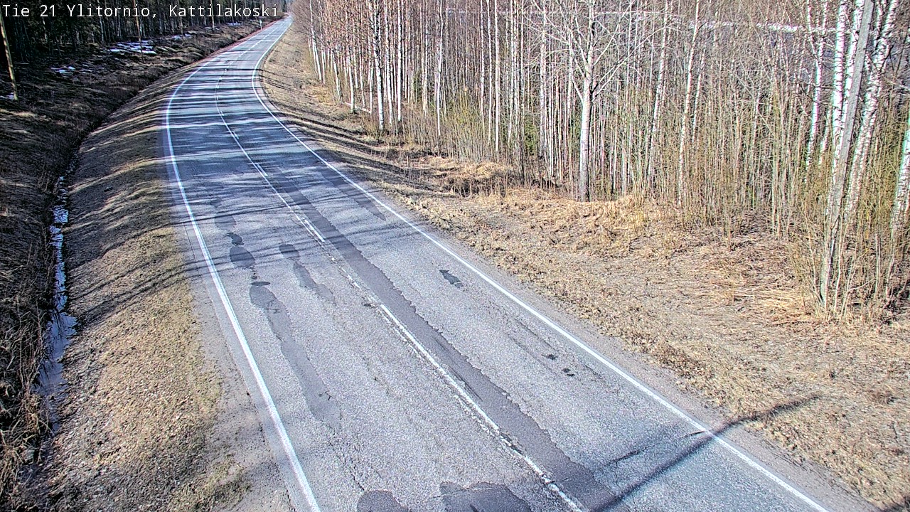 Weather Camera Image Road 21 Ylitornio, Kattilakoski, Ylitornio, Lappi