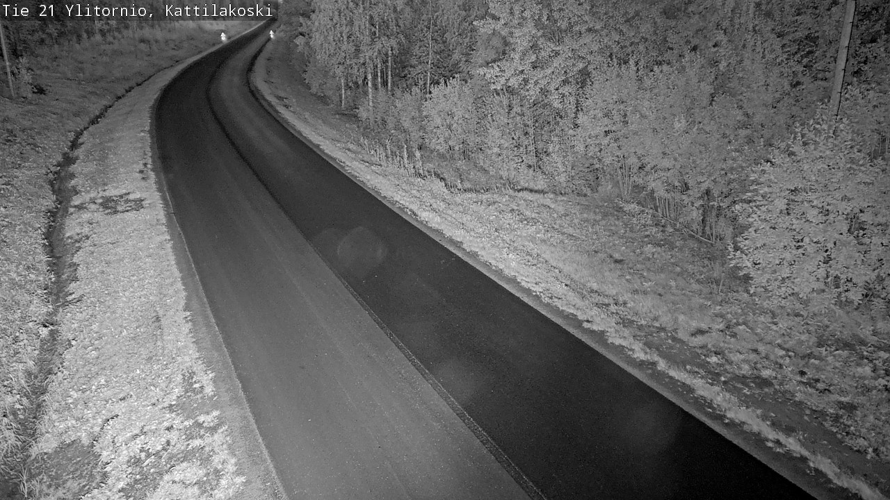 Weather Camera Image Väg 21 Övertorneå, Kattilakoski, Ylitornio, Lappi