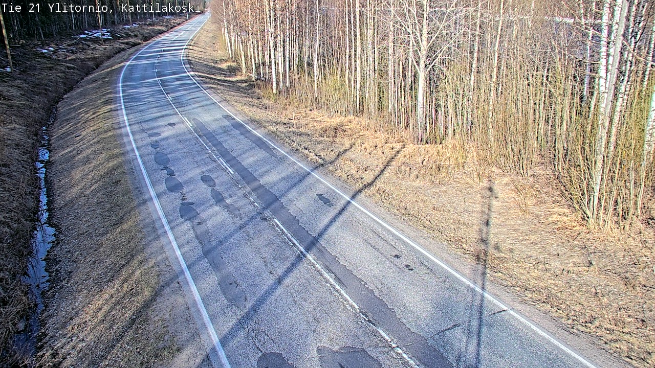 Weather Camera Image Road 21 Ylitornio, Kattilakoski, Ylitornio, Lappi