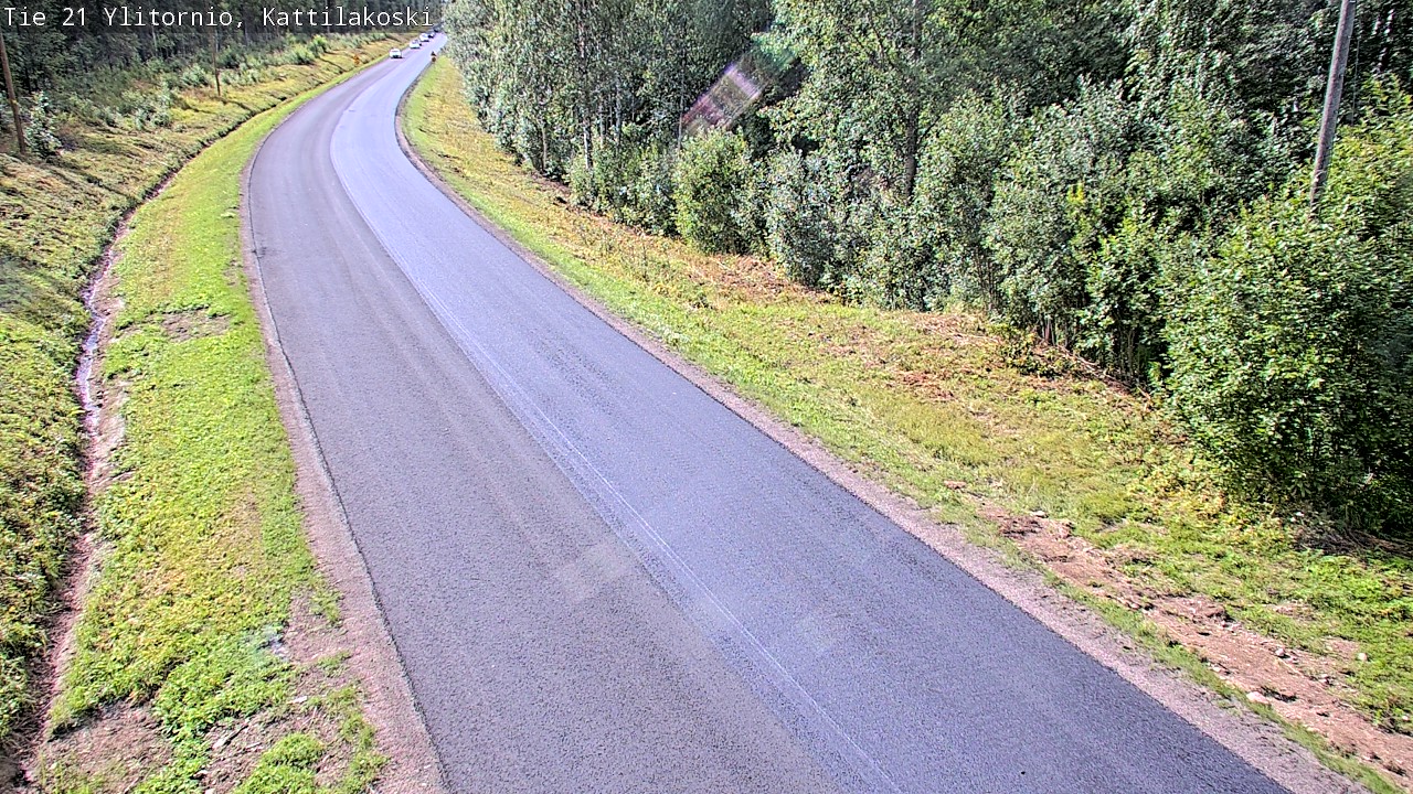 Weather Camera Image Väg 21 Övertorneå, Kattilakoski, Ylitornio, Lappi