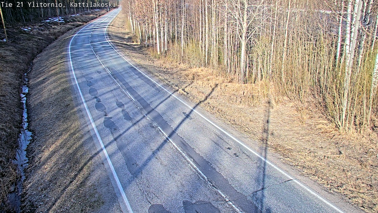 Weather Camera Image Road 21 Ylitornio, Kattilakoski, Ylitornio, Lappi