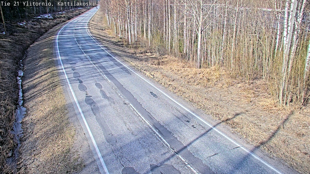 Weather Camera Image Road 21 Ylitornio, Kattilakoski, Ylitornio, Lappi