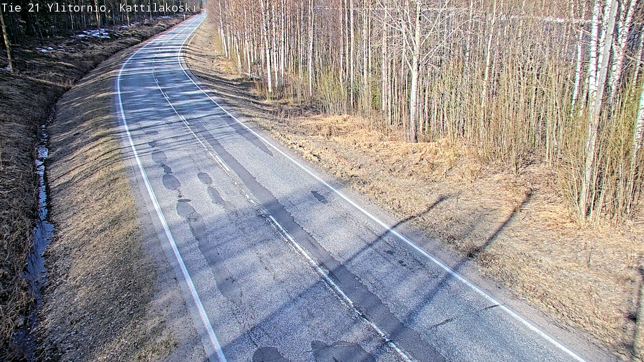 Weather Camera Image Road 21 Ylitornio, Kattilakoski, Ylitornio, Lappi