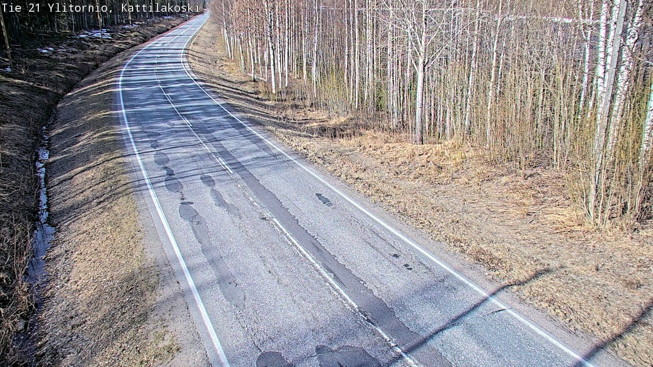 Weather Camera Image Road 21 Ylitornio, Kattilakoski, Ylitornio, Lappi