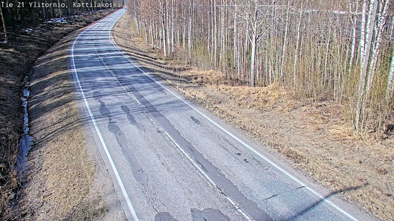 Weather Camera Image Road 21 Ylitornio, Kattilakoski, Ylitornio, Lappi