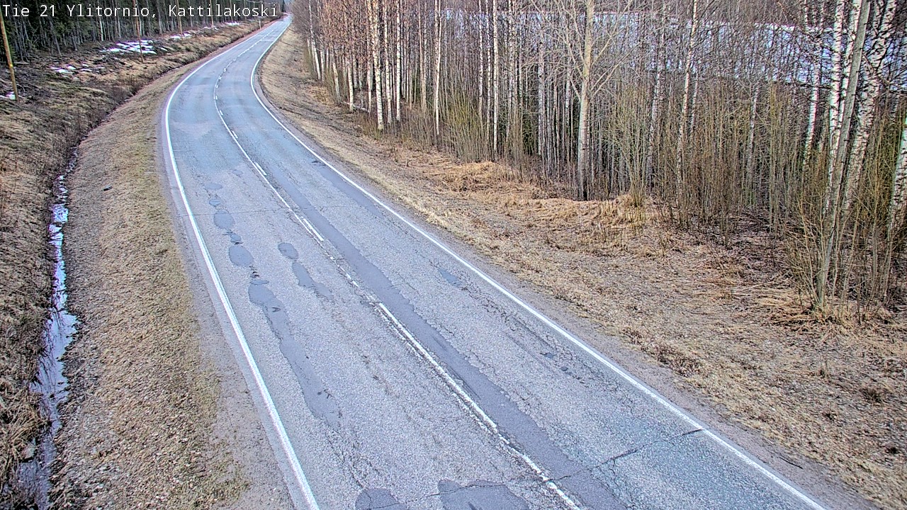 Weather Camera Image Road 21 Ylitornio, Kattilakoski, Ylitornio, Lappi