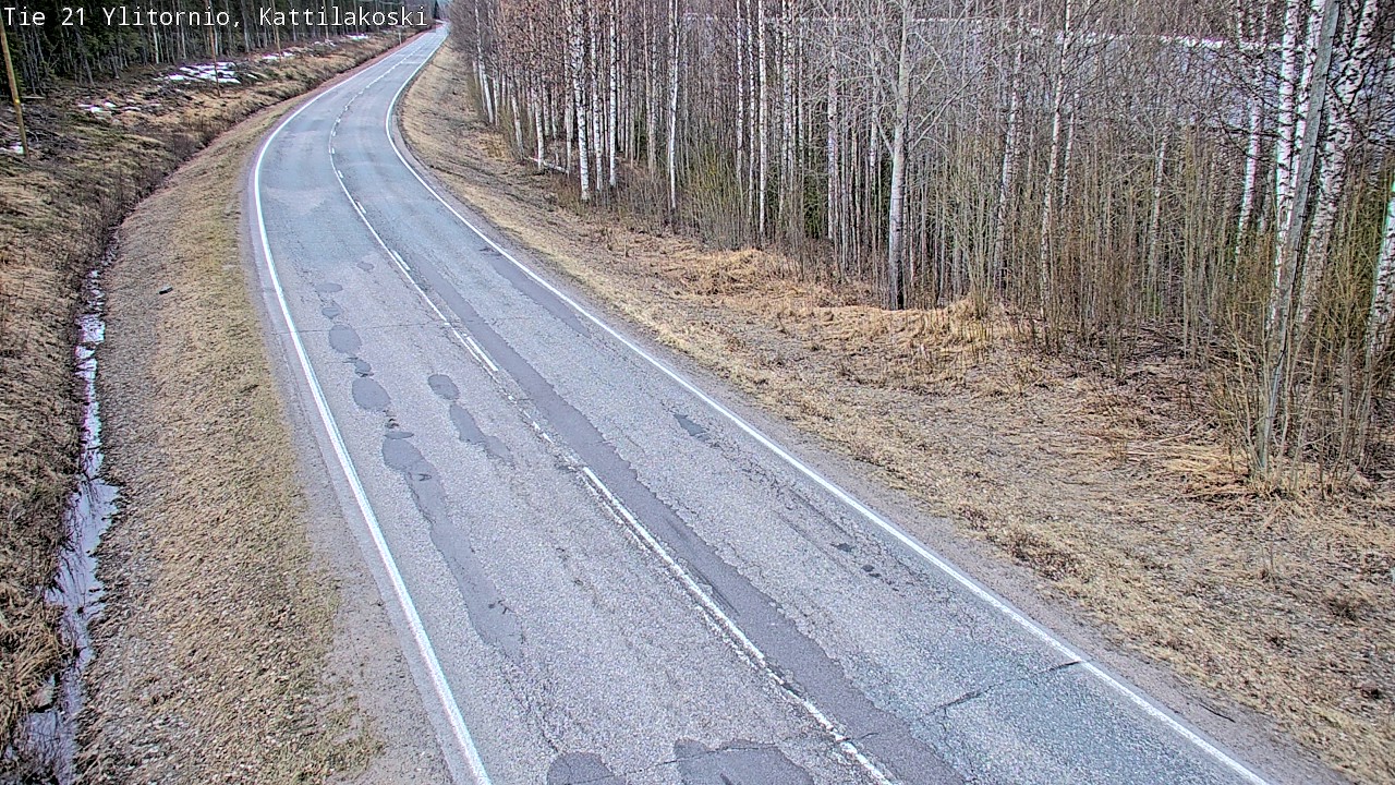 Weather Camera Image Road 21 Ylitornio, Kattilakoski, Ylitornio, Lappi