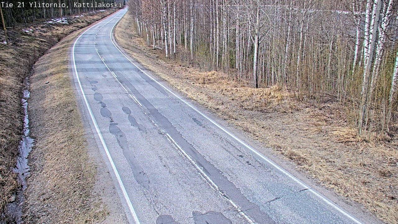 Weather Camera Image Road 21 Ylitornio, Kattilakoski, Ylitornio, Lappi