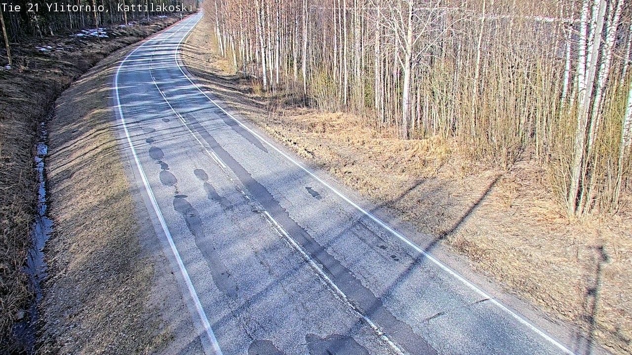 Weather Camera Image Road 21 Ylitornio, Kattilakoski, Ylitornio, Lappi