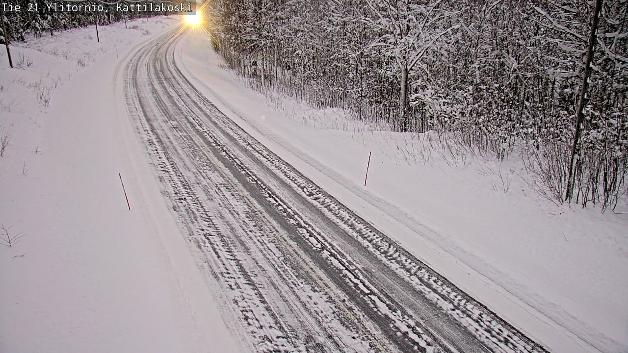 Weather Camera Image Road 21 Ylitornio, Kattilakoski, Ylitornio, Lappi