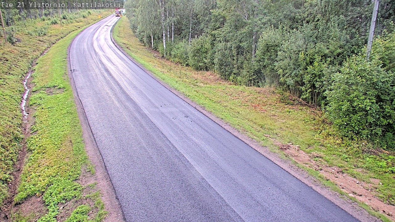 Weather Camera Image Väg 21 Övertorneå, Kattilakoski, Ylitornio, Lappi