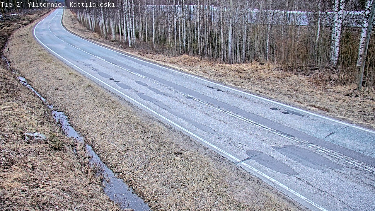 Weather Camera Image Road 21 Ylitornio, Kattilakoski, Ylitornio, Lappi