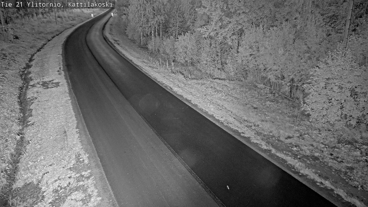 Weather Camera Image Väg 21 Övertorneå, Kattilakoski, Ylitornio, Lappi