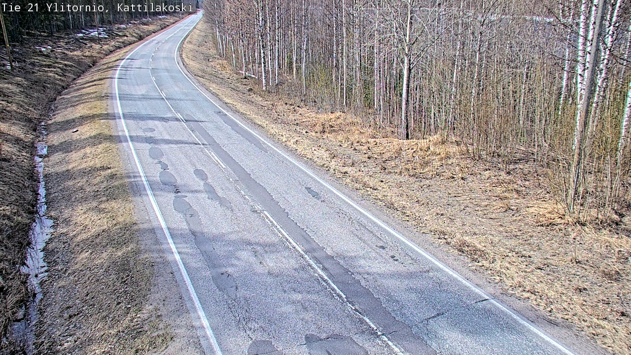 Weather Camera Image Road 21 Ylitornio, Kattilakoski, Ylitornio, Lappi