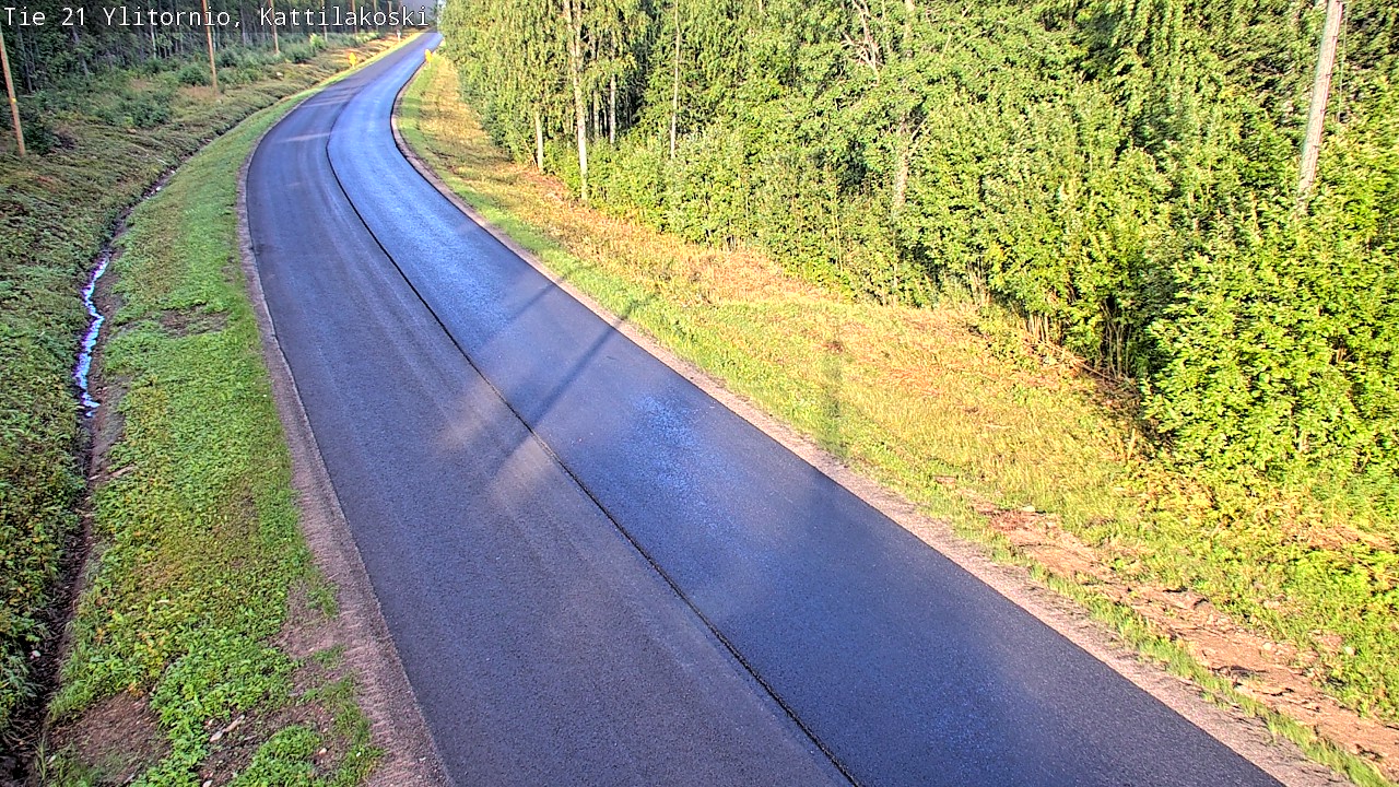 Weather Camera Image Road 21 Ylitornio, Kattilakoski, Ylitornio, Lappi