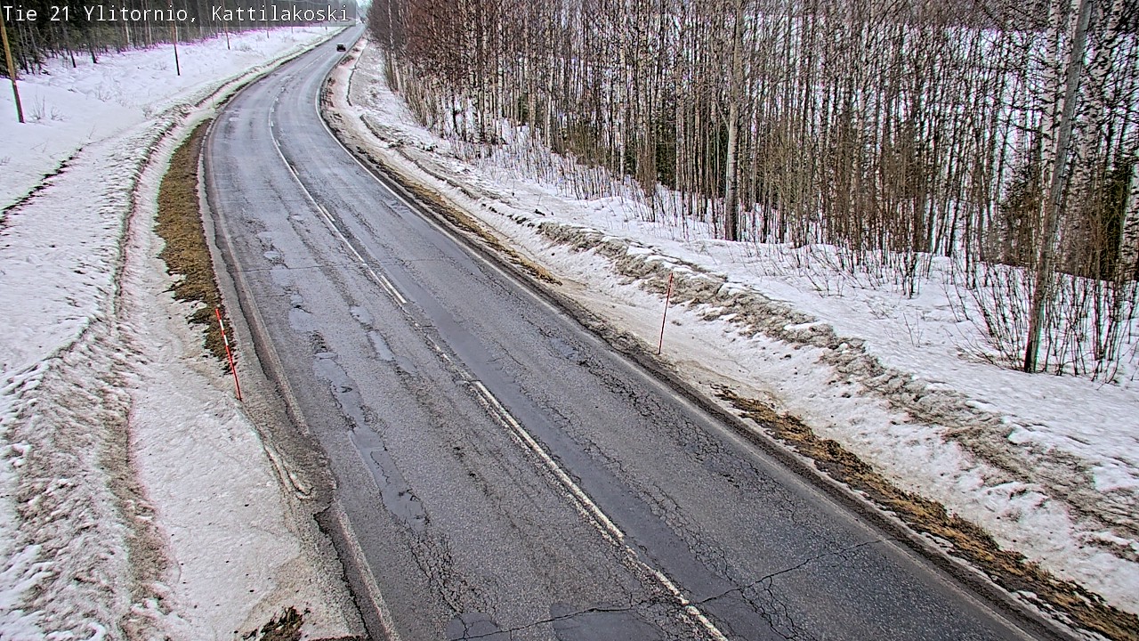 Weather Camera Image Road 21 Ylitornio, Kattilakoski, Ylitornio, Lappi