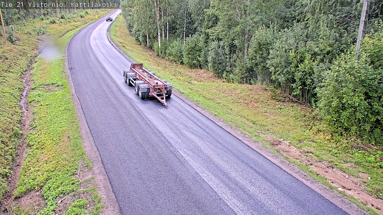 Weather Camera Image Väg 21 Övertorneå, Kattilakoski, Ylitornio, Lappi
