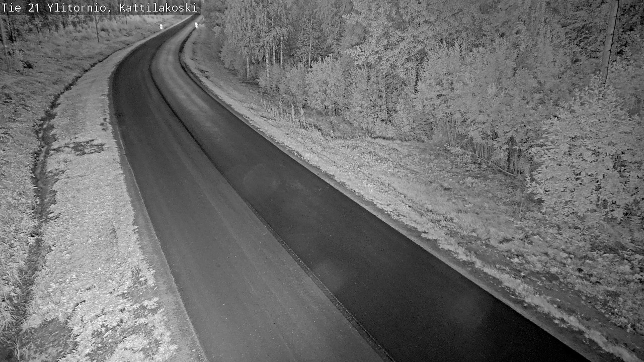 Weather Camera Image Väg 21 Övertorneå, Kattilakoski, Ylitornio, Lappi