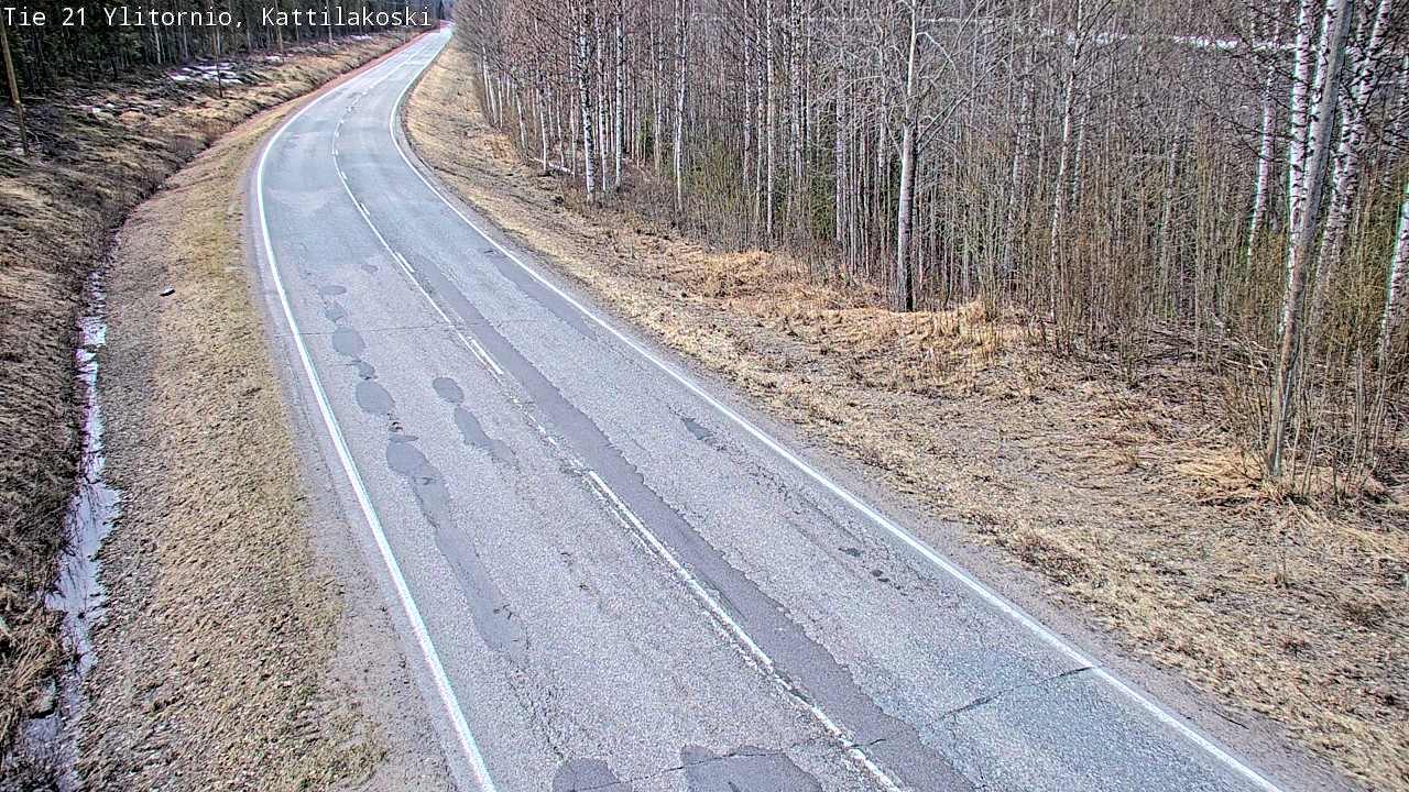 Weather Camera Image Road 21 Ylitornio, Kattilakoski, Ylitornio, Lappi