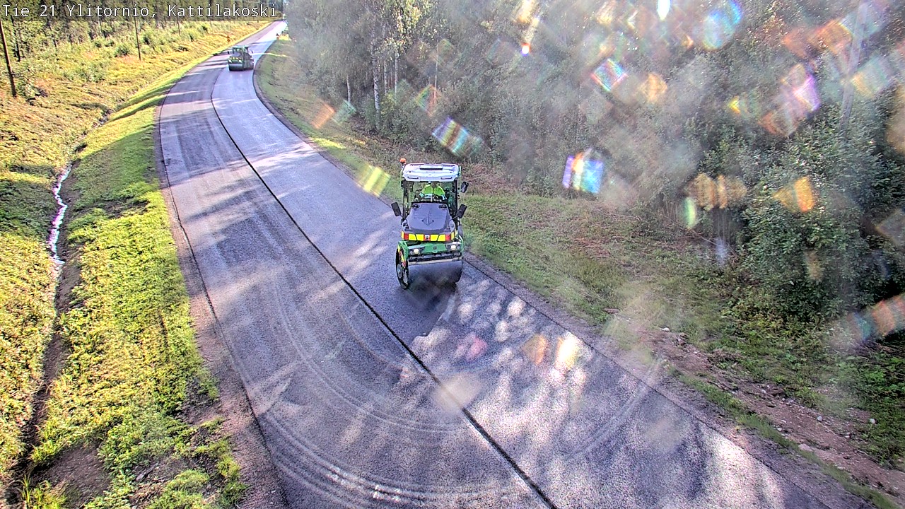 Weather Camera Image Väg 21 Övertorneå, Kattilakoski, Ylitornio, Lappi