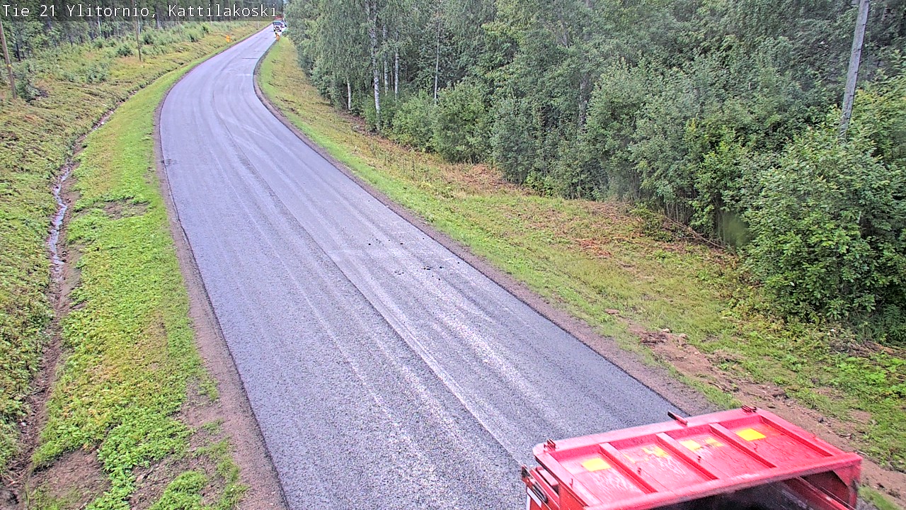Weather Camera Image Väg 21 Övertorneå, Kattilakoski, Ylitornio, Lappi