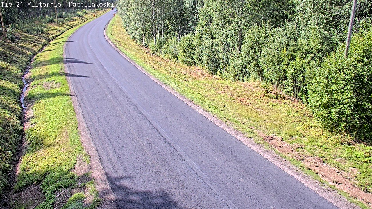 Weather Camera Image Väg 21 Övertorneå, Kattilakoski, Ylitornio, Lappi