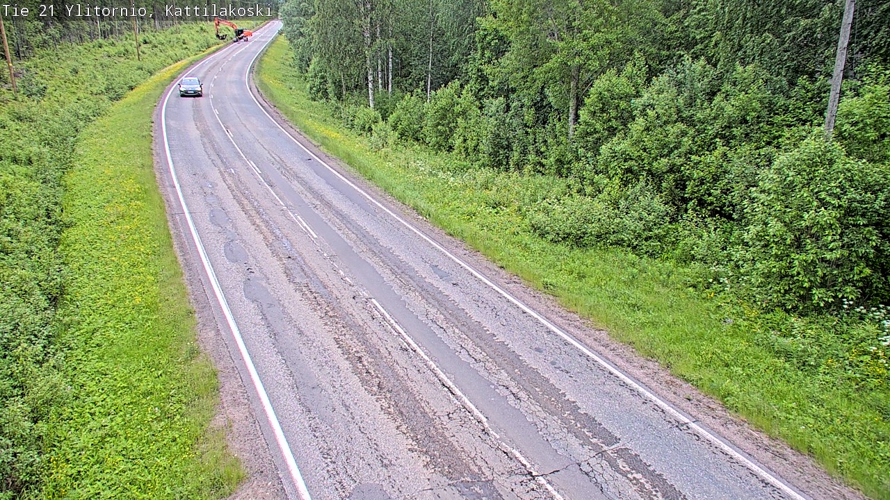 Kelikamerat Kuva Tie 21 Ylitornio, Kattilakoski, Ylitornio, Lappi