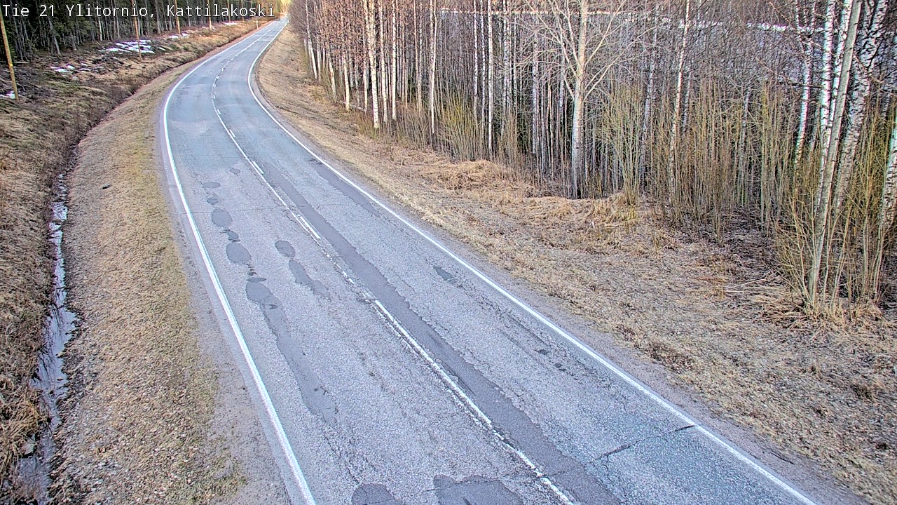 Weather Camera Image Road 21 Ylitornio, Kattilakoski, Ylitornio, Lappi