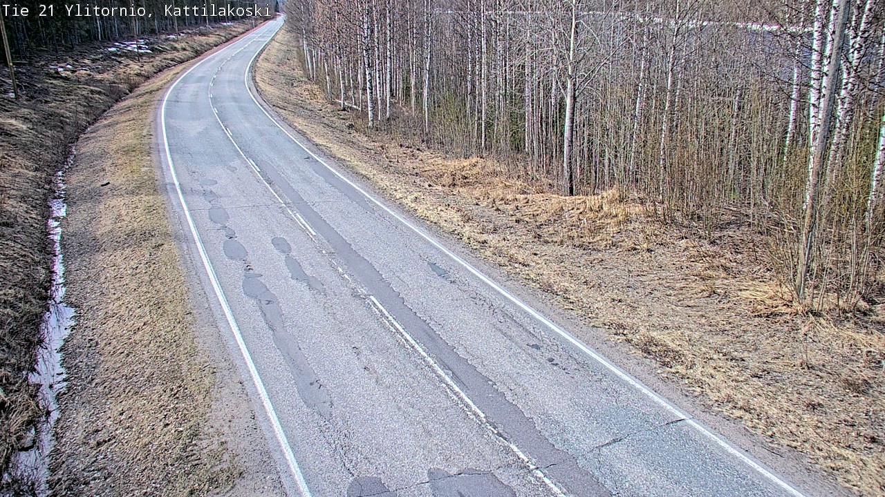 Weather Camera Image Road 21 Ylitornio, Kattilakoski, Ylitornio, Lappi