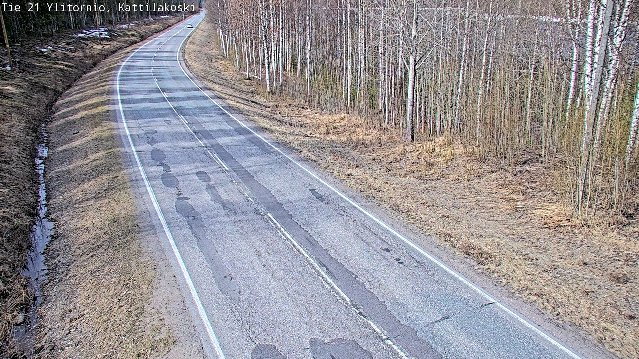 Weather Camera Image Road 21 Ylitornio, Kattilakoski, Ylitornio, Lappi