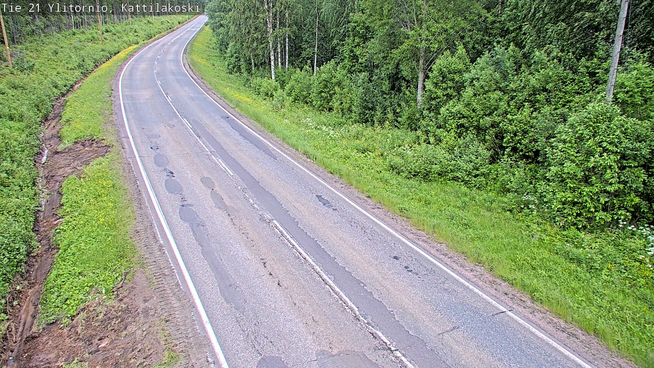 Kelikamerat Kuva Tie 21 Ylitornio, Kattilakoski, Ylitornio, Lappi