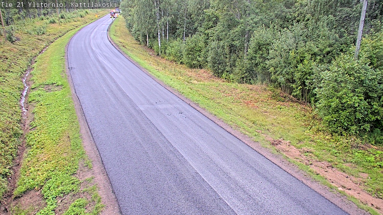 Weather Camera Image Väg 21 Övertorneå, Kattilakoski, Ylitornio, Lappi