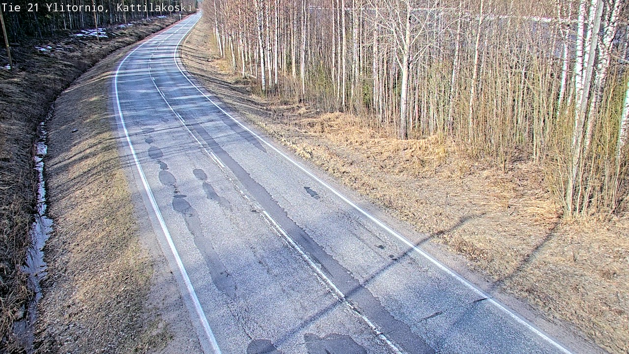 Weather Camera Image Road 21 Ylitornio, Kattilakoski, Ylitornio, Lappi