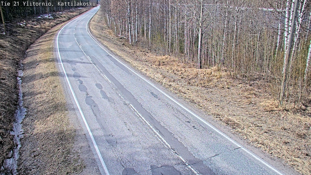 Weather Camera Image Road 21 Ylitornio, Kattilakoski, Ylitornio, Lappi