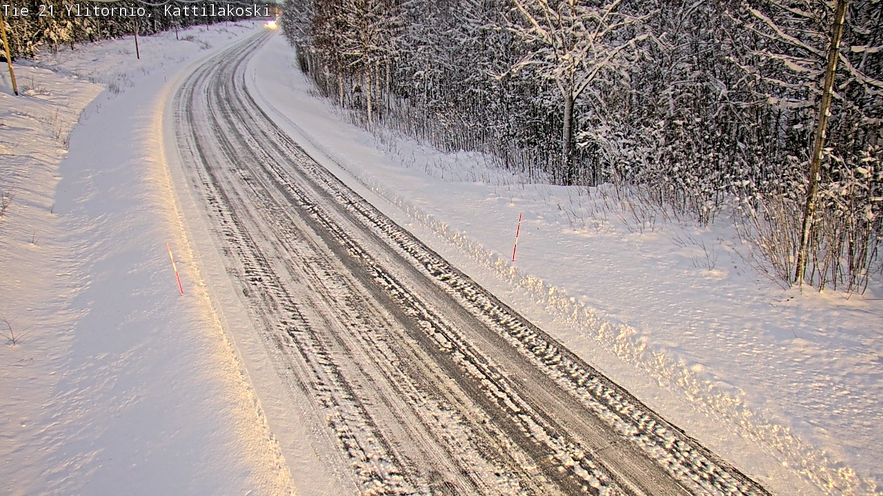 Weather Camera Image Road 21 Ylitornio, Kattilakoski, Ylitornio, Lappi