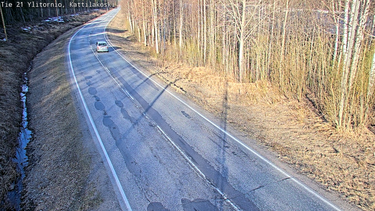 Weather Camera Image Road 21 Ylitornio, Kattilakoski, Ylitornio, Lappi