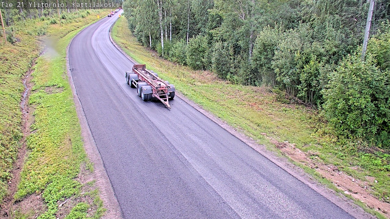 Weather Camera Image Väg 21 Övertorneå, Kattilakoski, Ylitornio, Lappi