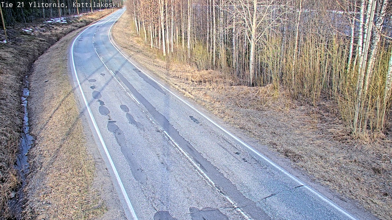 Weather Camera Image Road 21 Ylitornio, Kattilakoski, Ylitornio, Lappi