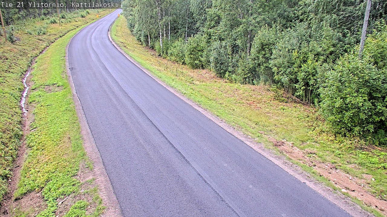 Weather Camera Image Väg 21 Övertorneå, Kattilakoski, Ylitornio, Lappi