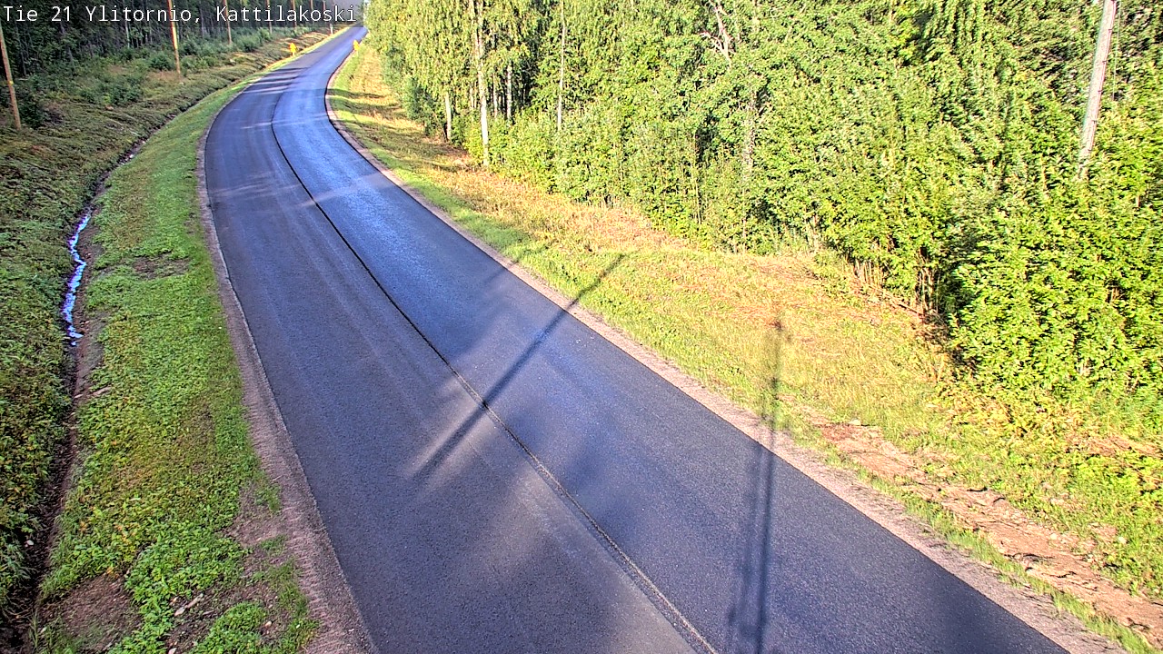 Weather Camera Image Road 21 Ylitornio, Kattilakoski, Ylitornio, Lappi