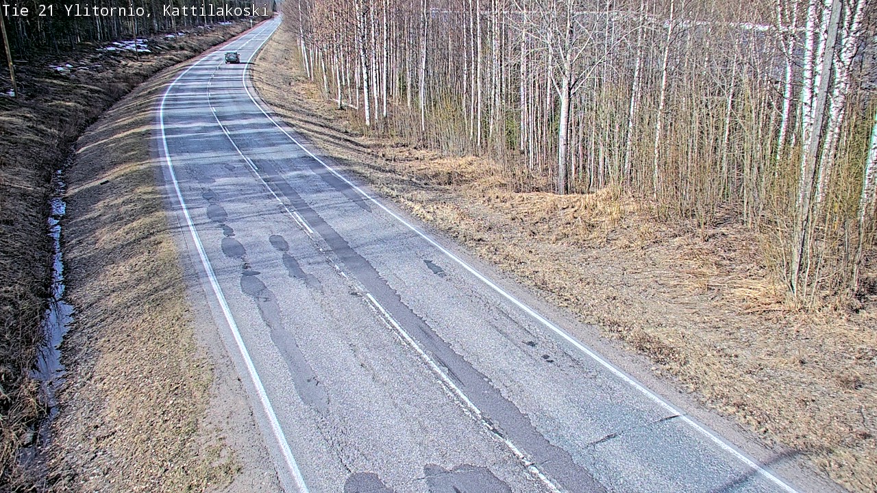 Weather Camera Image Road 21 Ylitornio, Kattilakoski, Ylitornio, Lappi