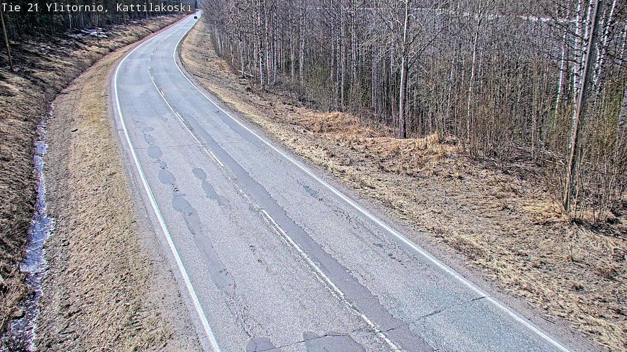 Weather Camera Image Road 21 Ylitornio, Kattilakoski, Ylitornio, Lappi