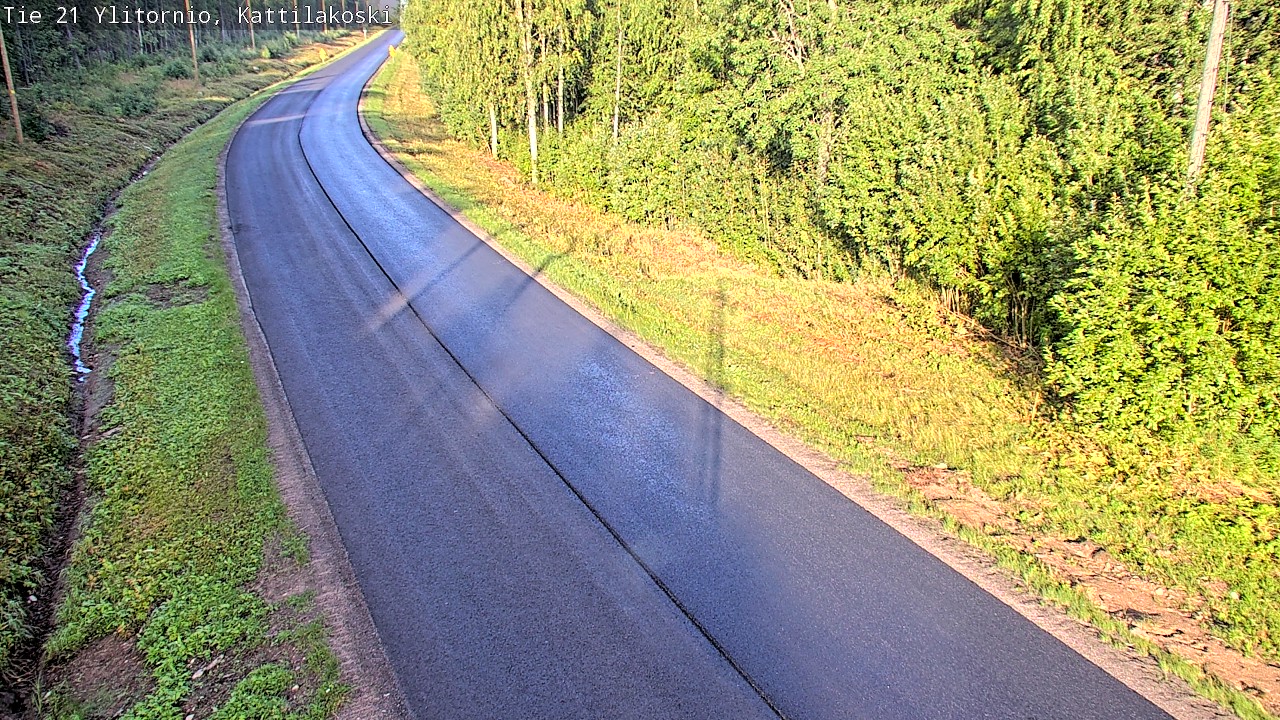 Weather Camera Image Road 21 Ylitornio, Kattilakoski, Ylitornio, Lappi