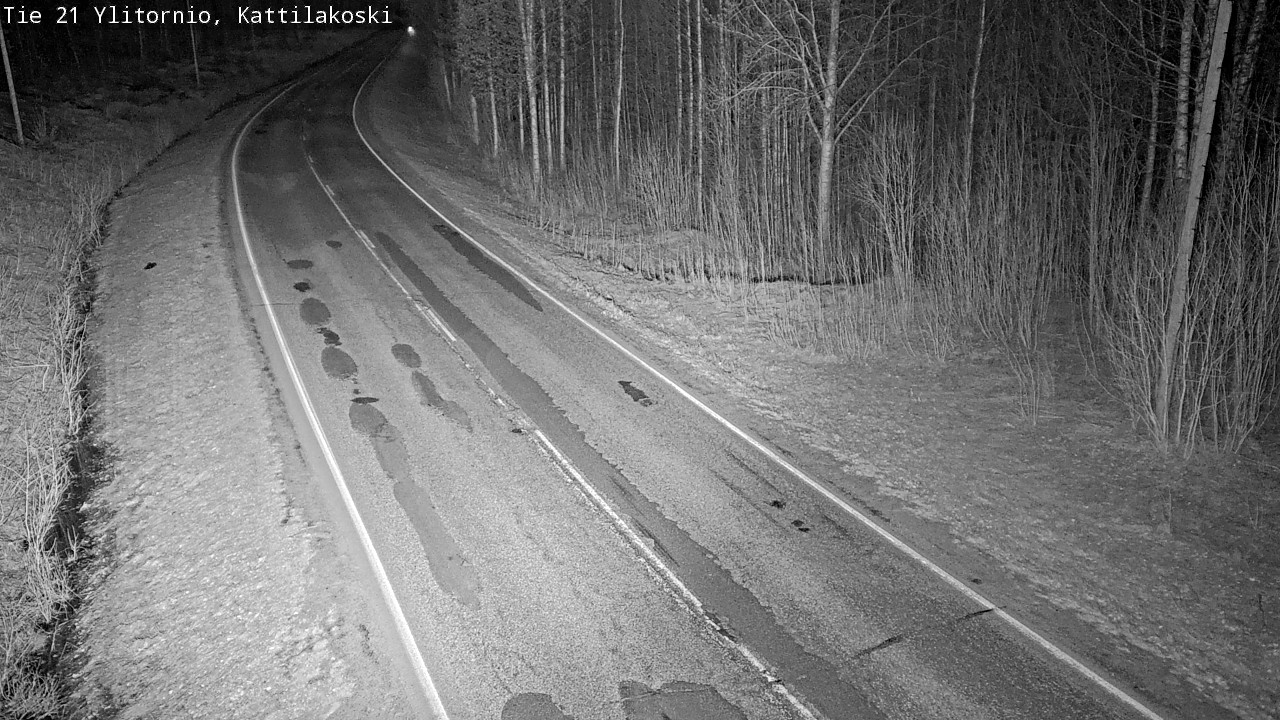 Weather Camera Image Road 21 Ylitornio, Kattilakoski, Ylitornio, Lappi