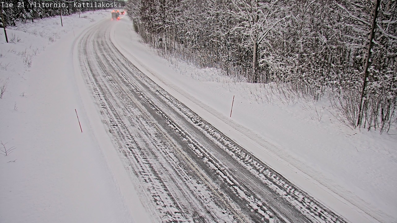 Weather Camera Image Väg 21 Övertorneå, Kattilakoski, Ylitornio, Lappi