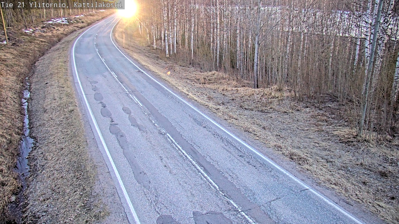 Kelikamerat Kuva Tie 21 Ylitornio, Kattilakoski, Ylitornio, Lappi