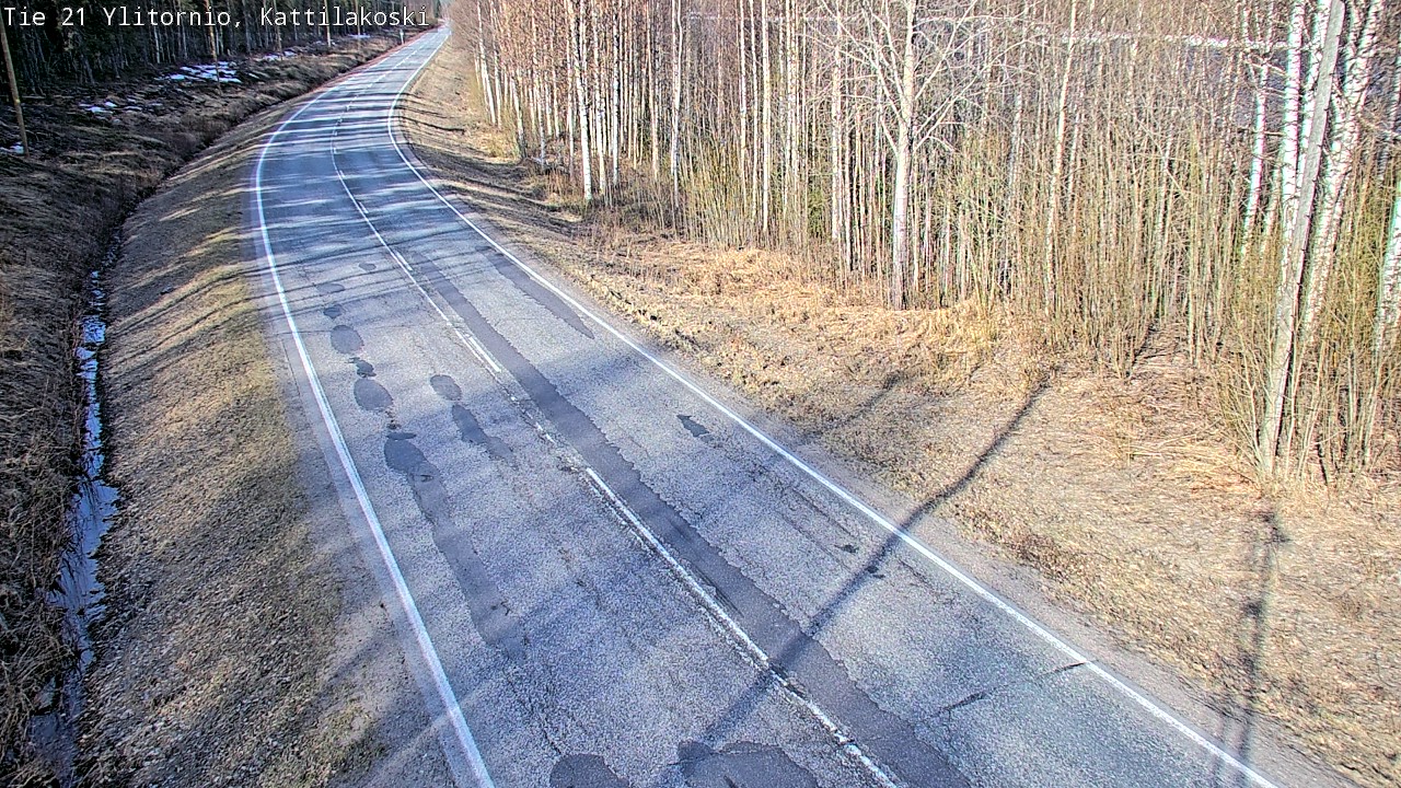 Weather Camera Image Road 21 Ylitornio, Kattilakoski, Ylitornio, Lappi