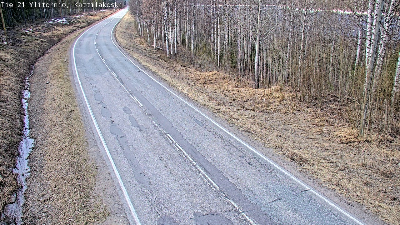 Weather Camera Image Road 21 Ylitornio, Kattilakoski, Ylitornio, Lappi