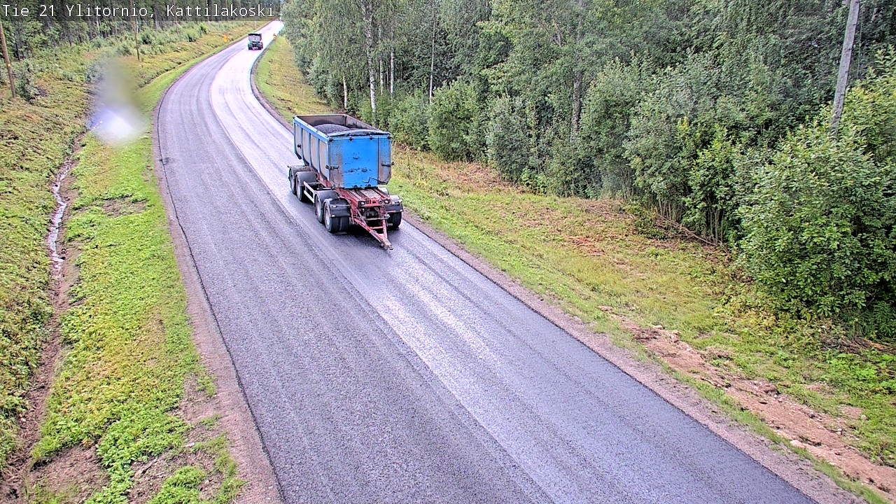 Weather Camera Image Väg 21 Övertorneå, Kattilakoski, Ylitornio, Lappi