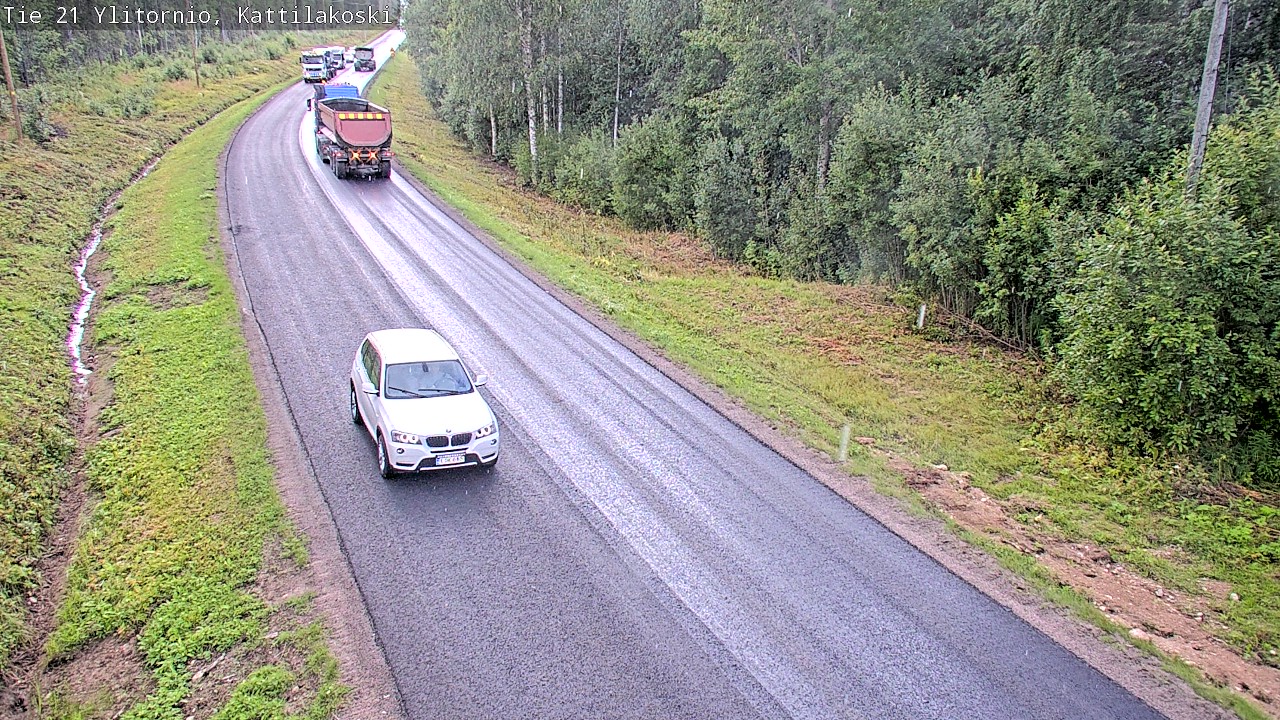 Weather Camera Image Väg 21 Övertorneå, Kattilakoski, Ylitornio, Lappi